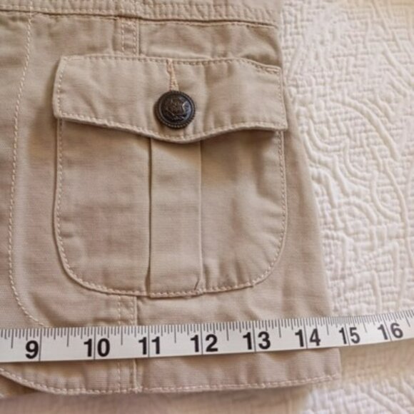 NEW Guess Military-Style Beige Jacket Kids Embellished Collar & Button Accents M - Picture 11 of 13